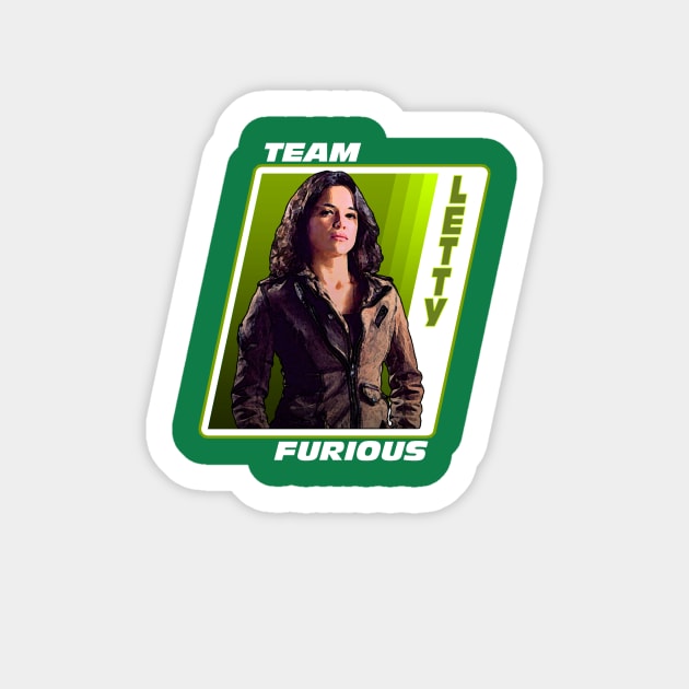 Team Furious - Letty Sticker by theQ